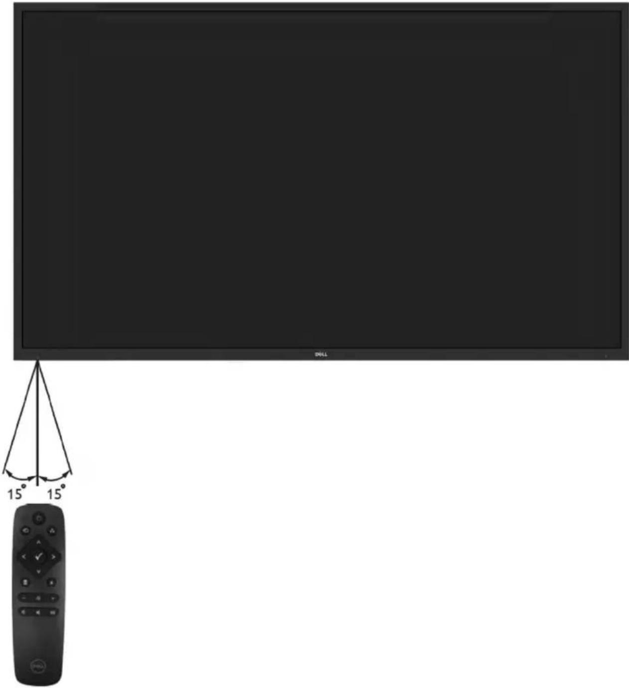 DELL C7017T - Operating range of the remote control - 2