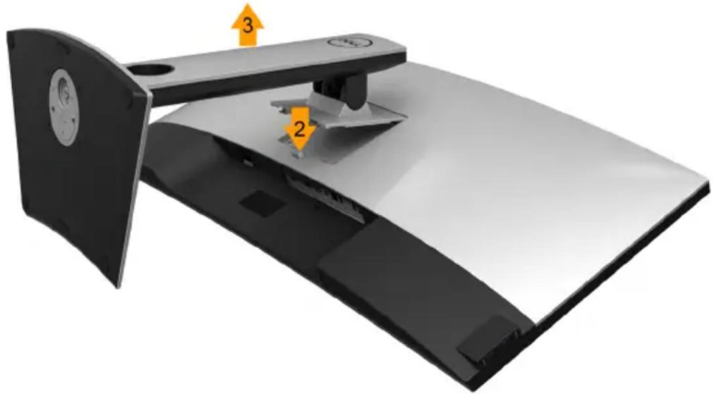DELL Professional P3418HW - Montorständer abnehmen - 3