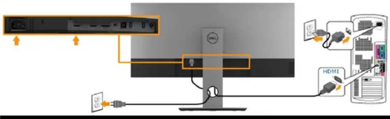 DELL Professional P3418HW - WARNUNG: Bevor Sie mit einem der Schritte in diesem Abschnitt beginnen, beachten Sie die Sicherheitshinweise. - 3