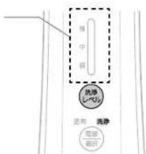 PANASONIC EH-SP55 - 洗浄レベルを押しレベルを選択する - 2