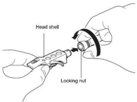 Head shell Locking nut