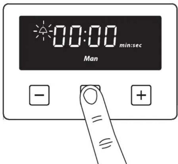 STOVES Sterling DeLuxe S900DF GTG - Setting the minute minder - 1