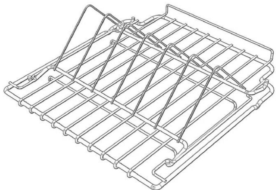 STOVES Sterling DeLuxe S900DF GTG - Plate rack (if supplied) - 1