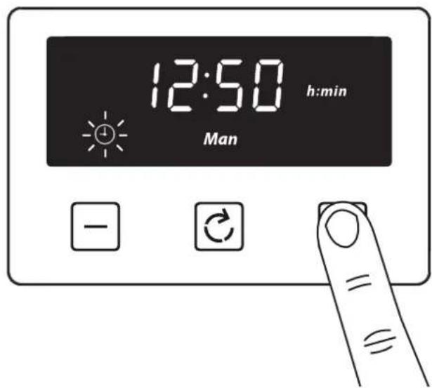 STOVES Sterling DeLuxe S900DF GTG - Setting the time of day - 2