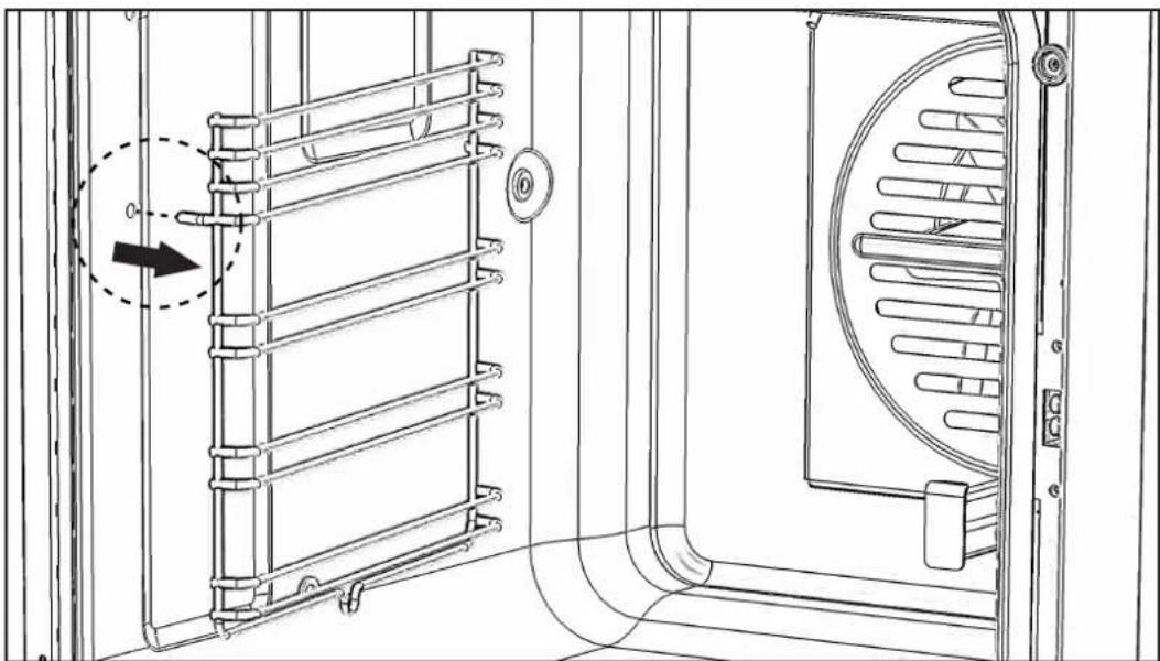 STOVES Sterling DeLuxe S900DF GTG - Removing Shelf Runners - 2