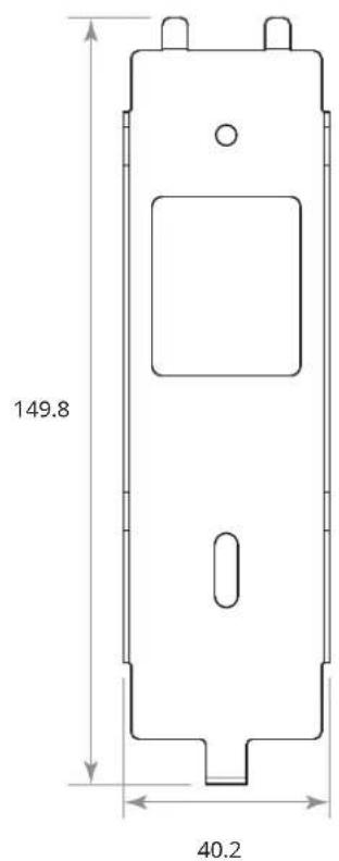 Suprema BioEntry R2 - Dimensions - 3