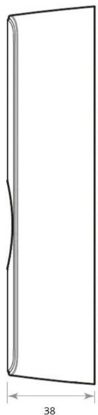 Suprema BioEntry R2 - Dimensions - 2