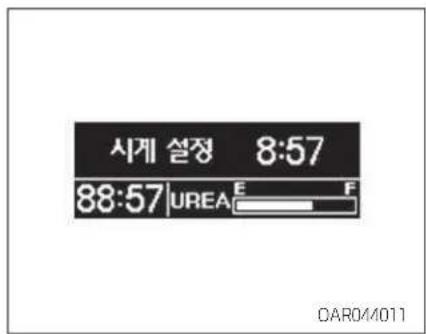 시계 설정 8:57 88:57 UREA E F DAR04M011