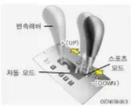 변속레비 (UP) 스포츠 모드 JO(076/50.03)