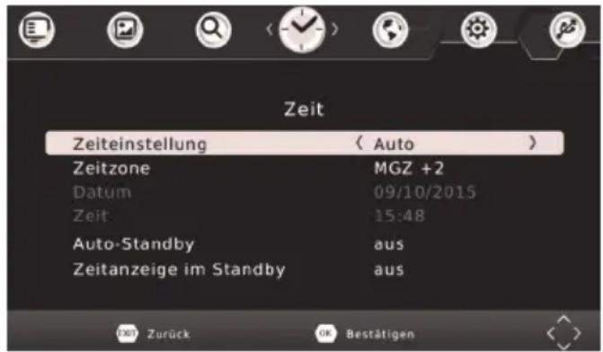 WWIO Trinity Pro - ZEIT / ZEITEINSTELLUNGEN - 1