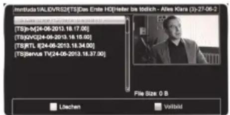 WWIO Trinity Twin - Aufnahmen abspielen - 1