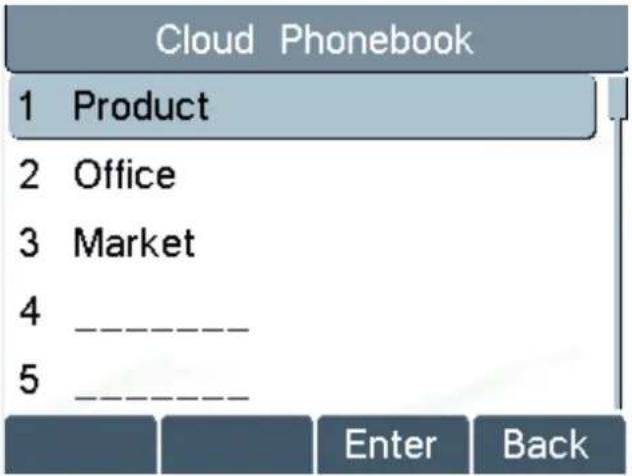 Fanvil X2 - Using Cloud Phonebook - 1
