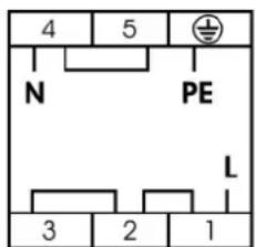 4 5 N PE L 3 2 1
