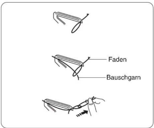 W6 N 444 - Einfädeln von Bauschgarn - 1