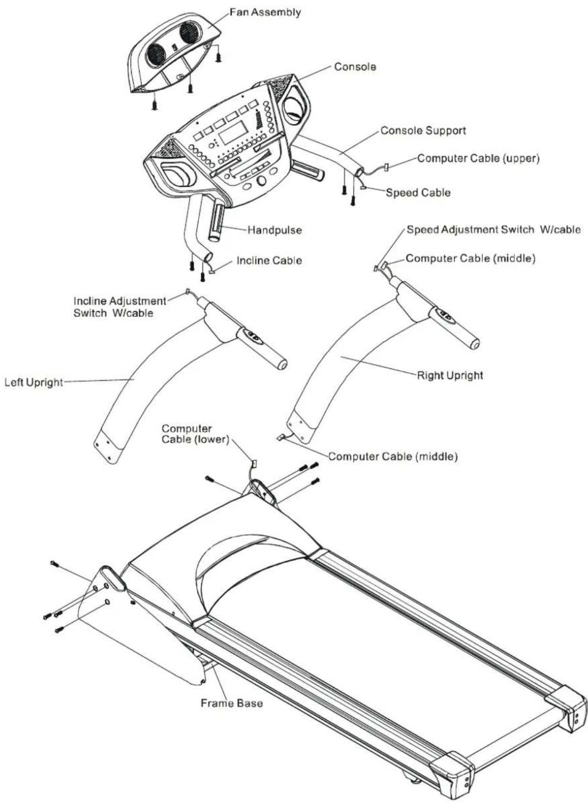 Spirit Z500 Motorized Treadmill - Assembly Instructions ( Z100 / Z500 ) - 1
