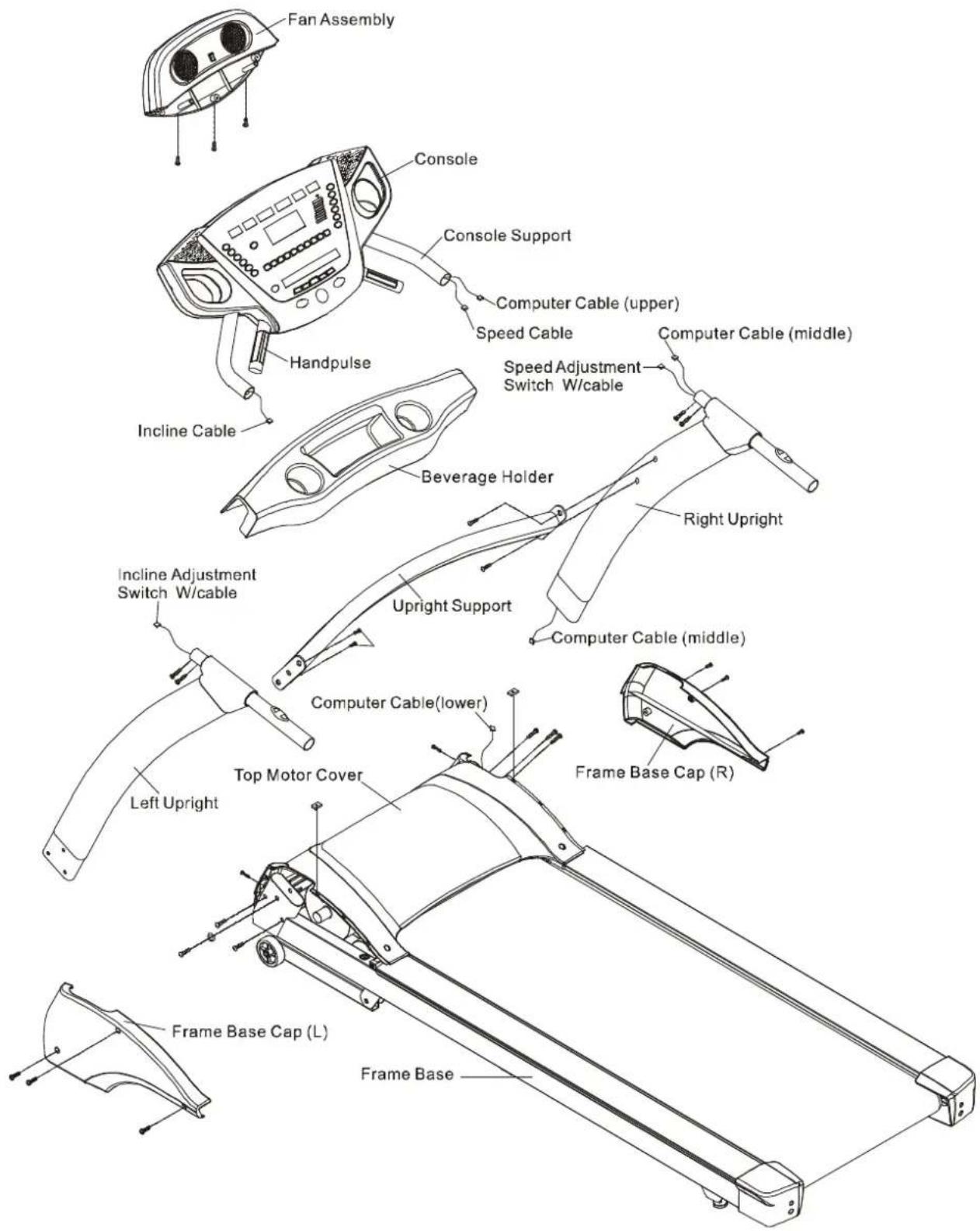 Spirit Z500 Motorized Treadmill - Assembly Instructions (Z900) - 1