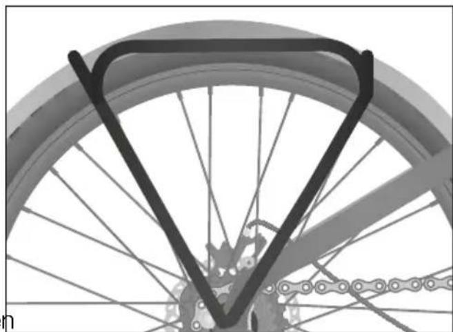Winora MTB - Low-Rider-Gepäckträger für Gepäcktaschen - 1