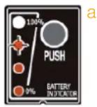 Winora Leisure Line L1 Yamaha - Die LEDs am Akku während des Ladevorgangs - 1
