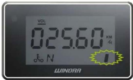 Winora Comfort Line C3 - Was bedeutet ggf. das blinkende Akkusymbol / Die „Lobat“ Anzeige während des Fahrens im Automatikmode? - 2