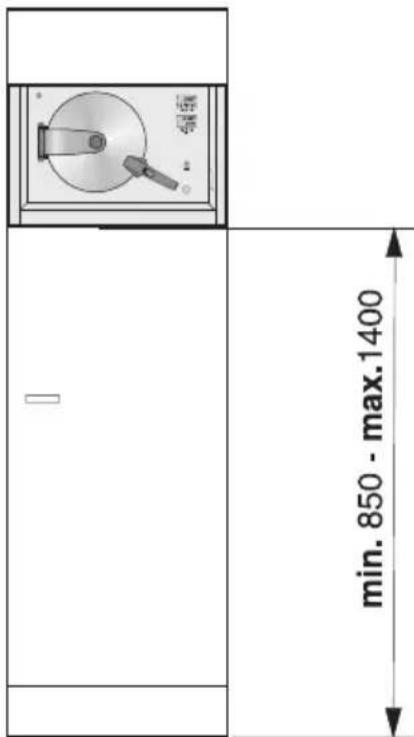 MIELE DGD 6635 - Einbauhöhe - 1
