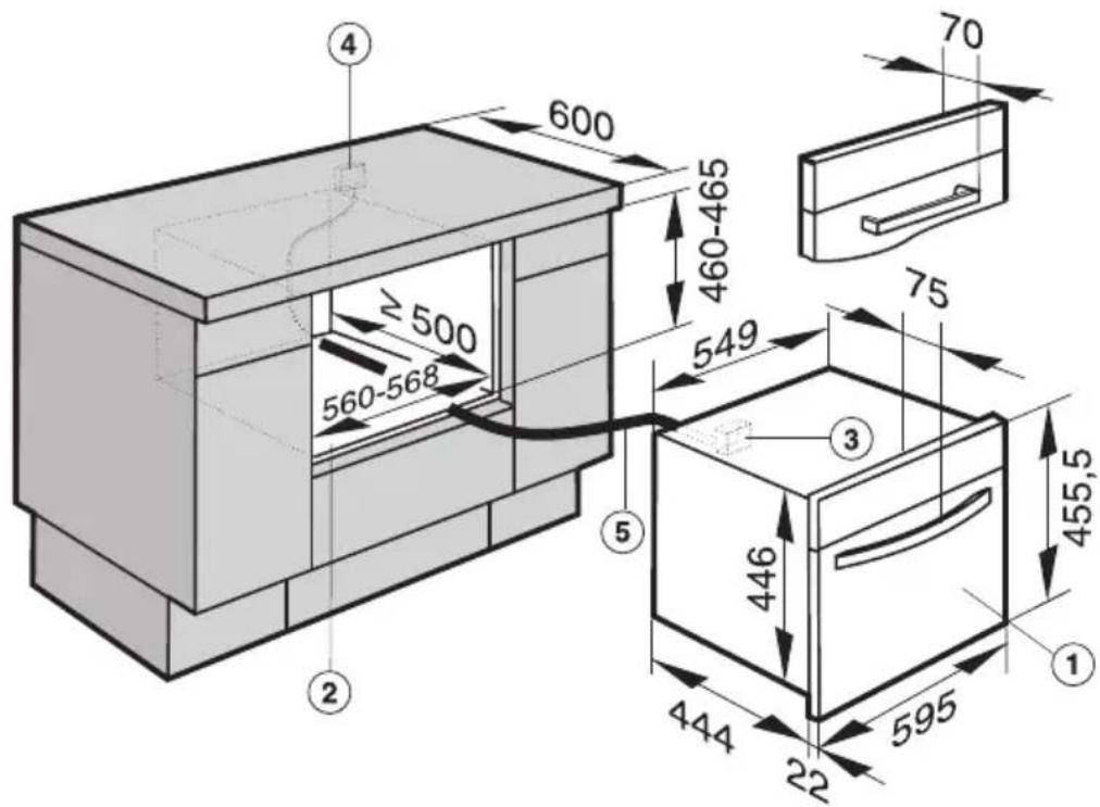 MIELE DG 4080 - Einbau in einen Unterschrank - 1