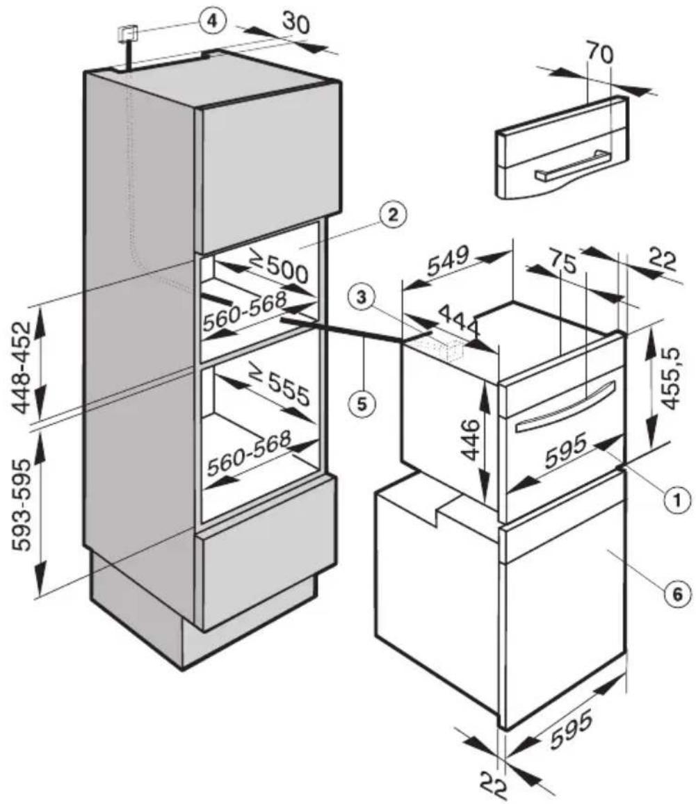 MIELE DG 4080 - Einbau in einen Unterschrank - 2