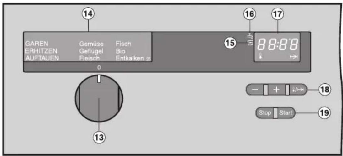 MIELE DG 155-1 - Bedienfeld - 1