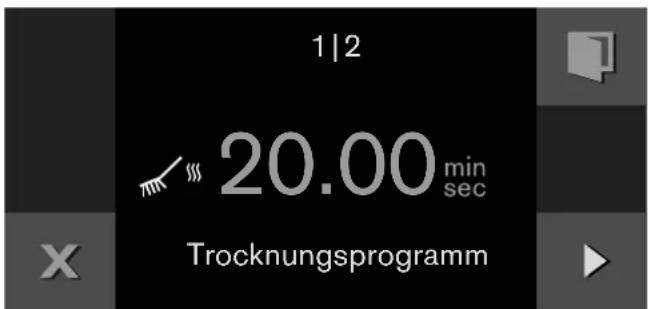 GAGGENAU BS455930 - Trocknungsprogramm starten - 1
