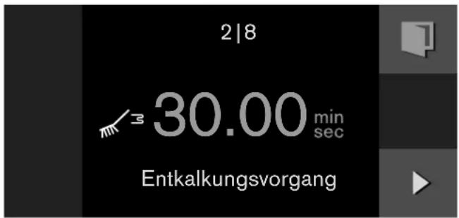 GAGGENAU BS455930 - Entkalkungsprogramm starten - 1