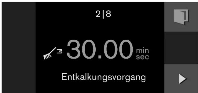 GAGGENAU BS455430 - Entkalkungsprogramm starten - 1
