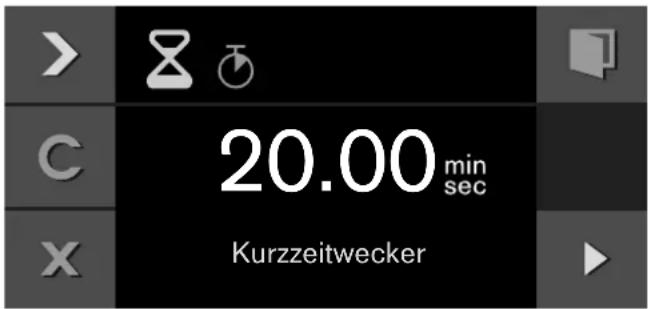 GAGGENAU BS451130 - Kurzzeitwecker einstellen - 1