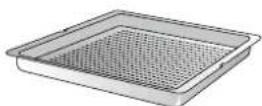 GAGGENAU BS454130 - Garbehälter aus Edelstahl, ungelocht, GN 23 , 40 mm tief - 1