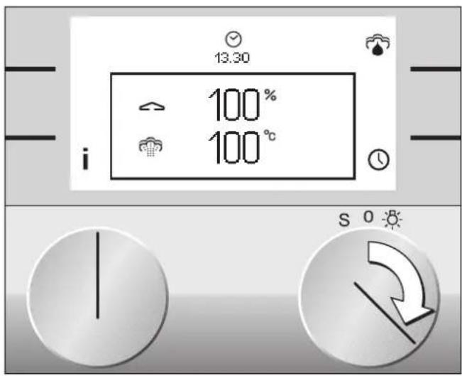 GAGGENAU BS 271-110 - Temperatur und Betriebsart einstellen - 1