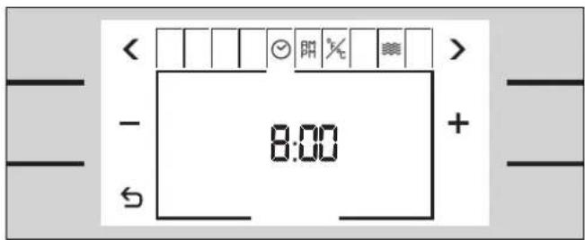 < - 8:00 +