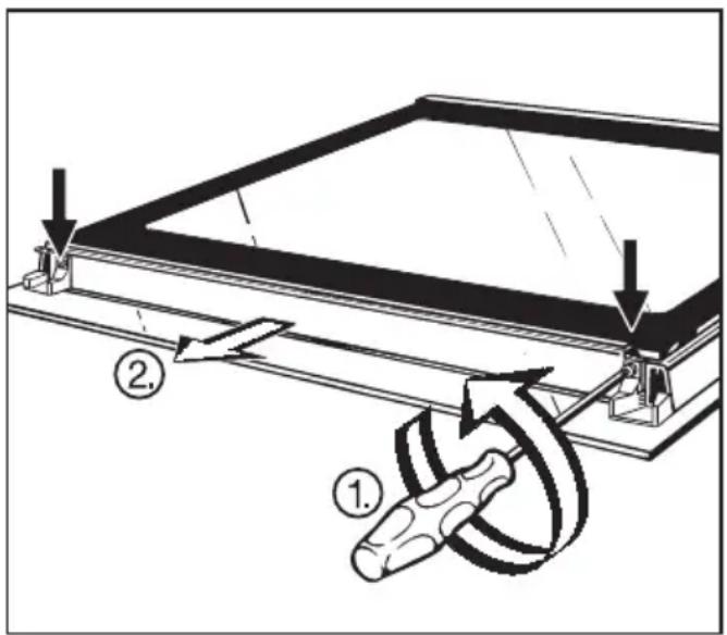 Imperial B 8.61-4 - Gerätetür auseinanderbauen - 1