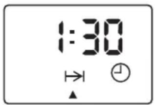 Imperial B 5.64-2 UTP - Symbole in der Zeitanzeige bei Eingabe und Ablauf von Garvorgängen - 1