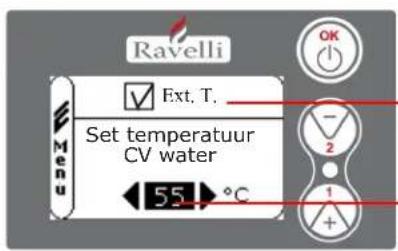 Nordic Fire HRV120 - Instellen temperatuur - 1