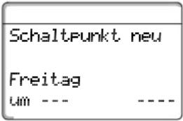BUDERUS Logamatic 4116 - Ersten Schaltpunkt eingeben (Freitag, 10:00, 17°C) - 3