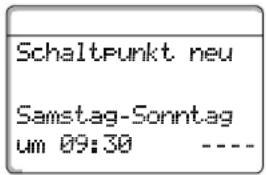 BUDERUS Logamatic 4116 - Dritten Schaltpunkt eingeben - 5