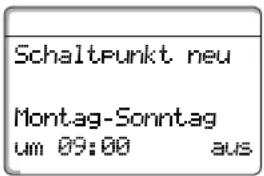 BUDERUS Logamatic 4116 - Zweiten Schaltpunkt eingeben - 4