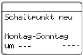 BUDERUS Logamatic 4116 - Zweiten Schaltpunkt eingeben - 2