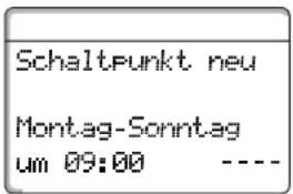 BUDERUS Logamatic 4116 - Zweiten Schaltpunkt eingeben - 3