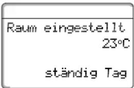 BUDERUS Logamatic 4116 - Tag-Raumtemperatur einstellen - 4