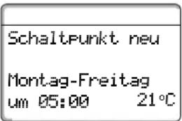 BUDERUS Logamatic 4116 - Neues Heizprogramm erstellen - 8