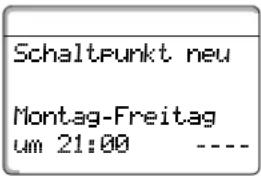 BUDERUS Logamatic 4112 - Zweiten Schaltpunkt eingeben - 3