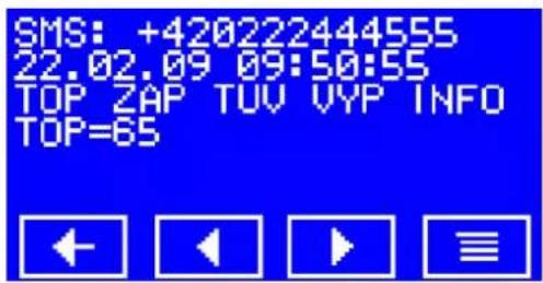 Thermona THERM EL 30 - INFO SCREEN WITH GSM MODULE INFORMATION - 1