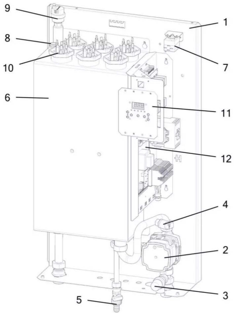 Thermona THERM EL 30 - THERM EL 5, 9, 14 (KW) BOILER ASSEMBLY - 2