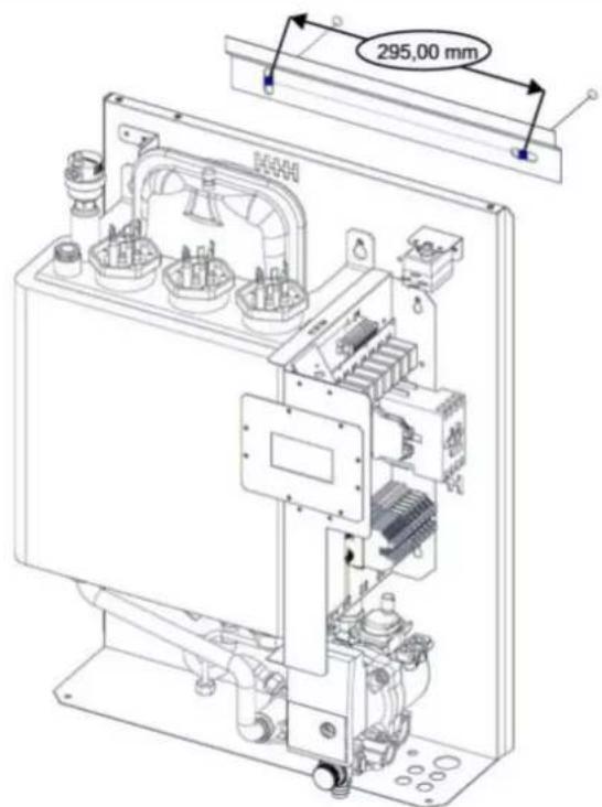 Thermona THERM EL 30 - WALL-MOUNTING OF THE BOILER - 2