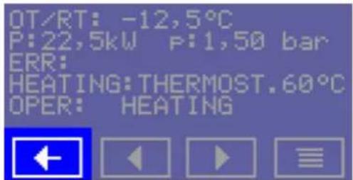 Thermona THERM EL 30 - INFO SCREEN FOR LAST DELIVERED SMS - 1