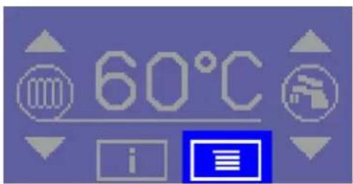 Thermona THERM EL 30 - USER MENU - TOUCH DISPLAY - 1